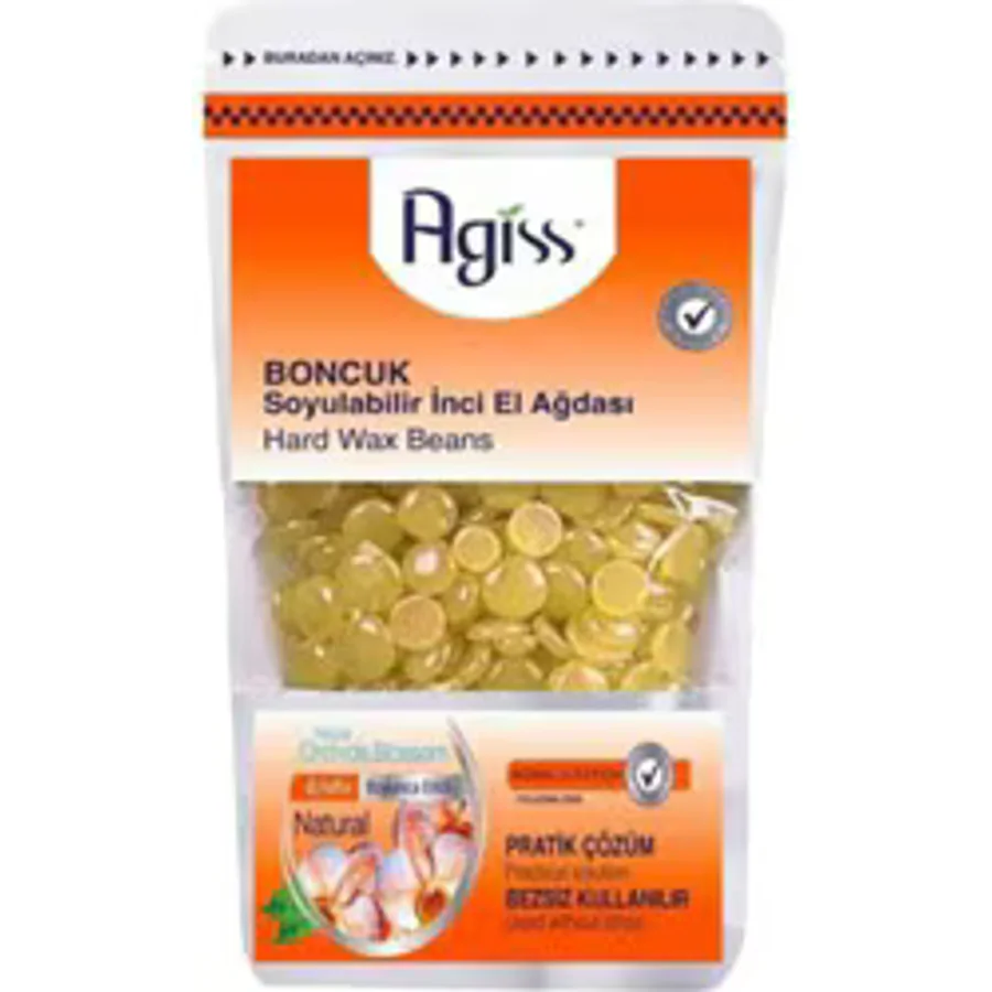 Agiss Natural Normal Ciltler için 220 gr Boncuk Ağda