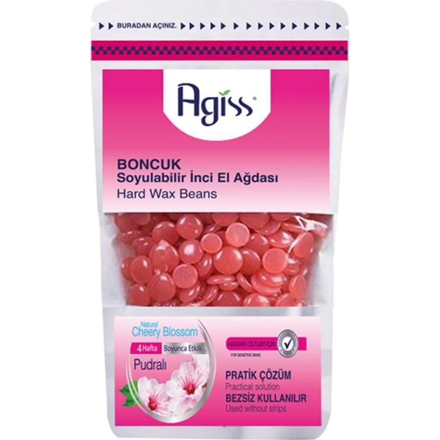 Agiss Pudralı Hassas Ciltler için 220 gr Boncuk Ağda
