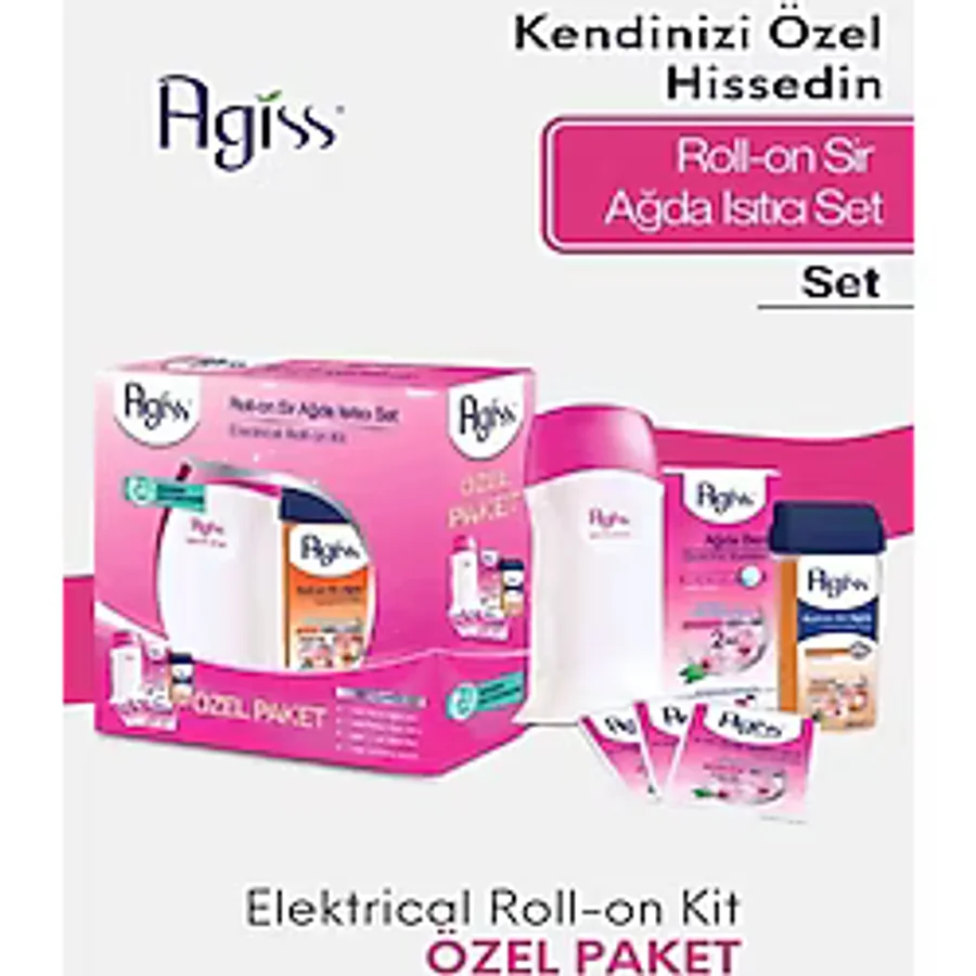Agiss Roll-On Ağda Isıtıcı Set