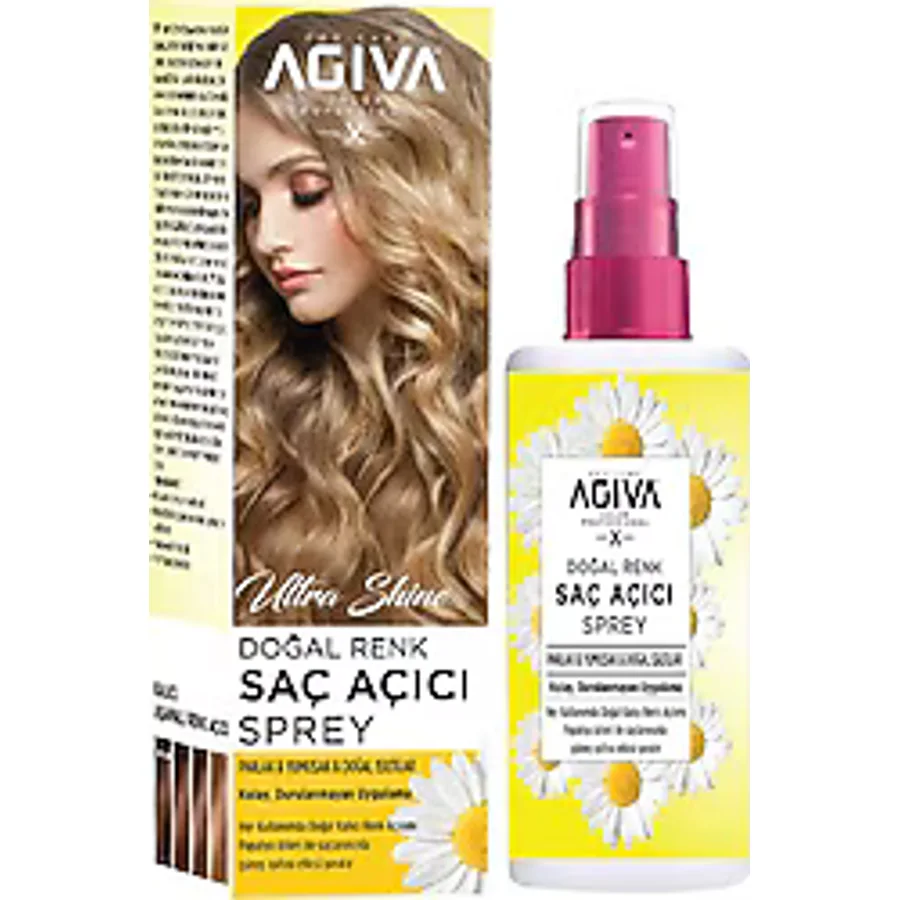 Agiva Ultra Shine Doğal Renk 150 ml Saç Açıcı Sprey