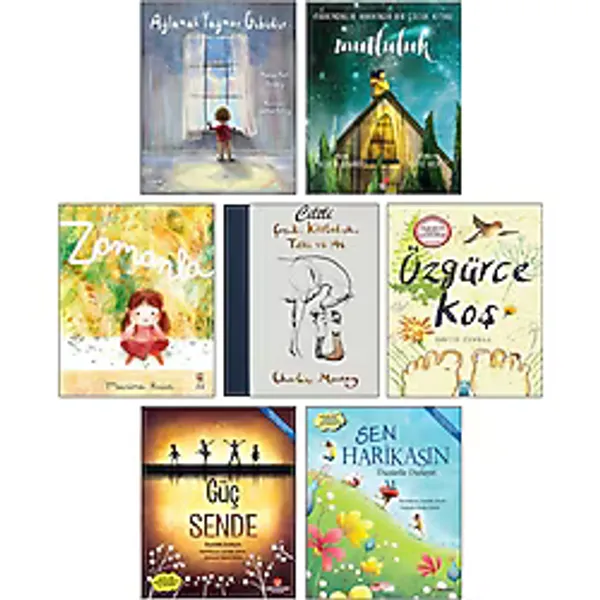 Ağlamak Yağmur Gibidir Heather Hawk Feinberg + Mutluluk + Zamanla + Çocuk Köstebek Tilki ve At + Özgürce Koş + Güç Sende + Sen Harikasın Danielle Dufayet Okul Öncesi Hikaye Kitapları p4c Kitapları