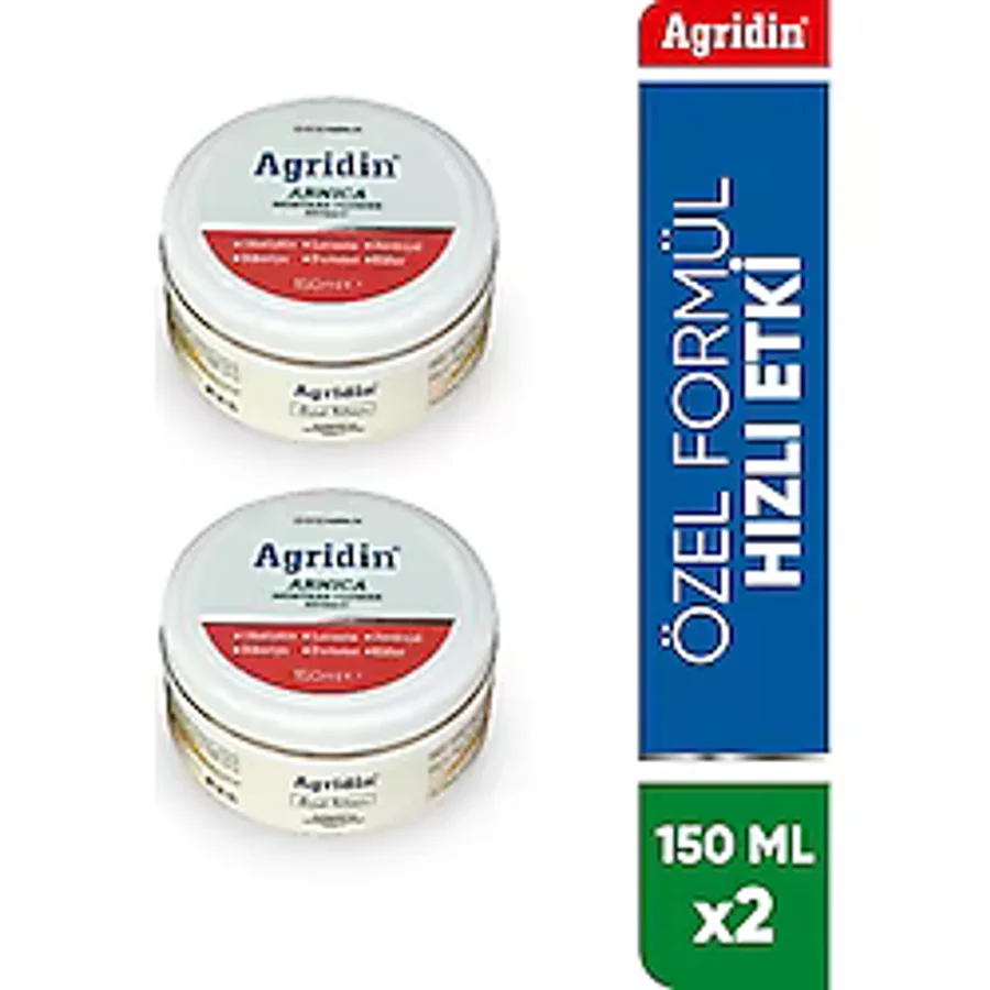 Agridin Arnica Rahatlatıcı Krem 150 ml 2 Adet