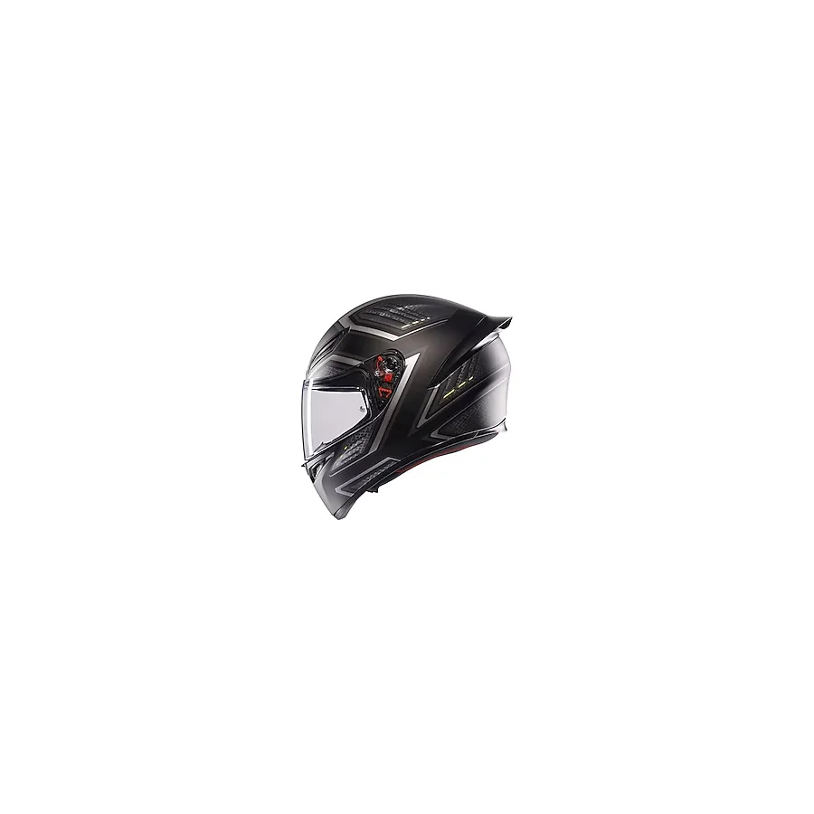 Agv K1 S Sling Mat Siyah Gri Face Full Face Motor Kaskı