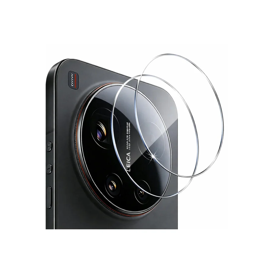 aheaks (2 ADET) Mi 17 Ultra Nano Cam Kamera Lens Koruyucu 9H HD Şeffaf - Darbeye Çizilmeye Dayanıklı