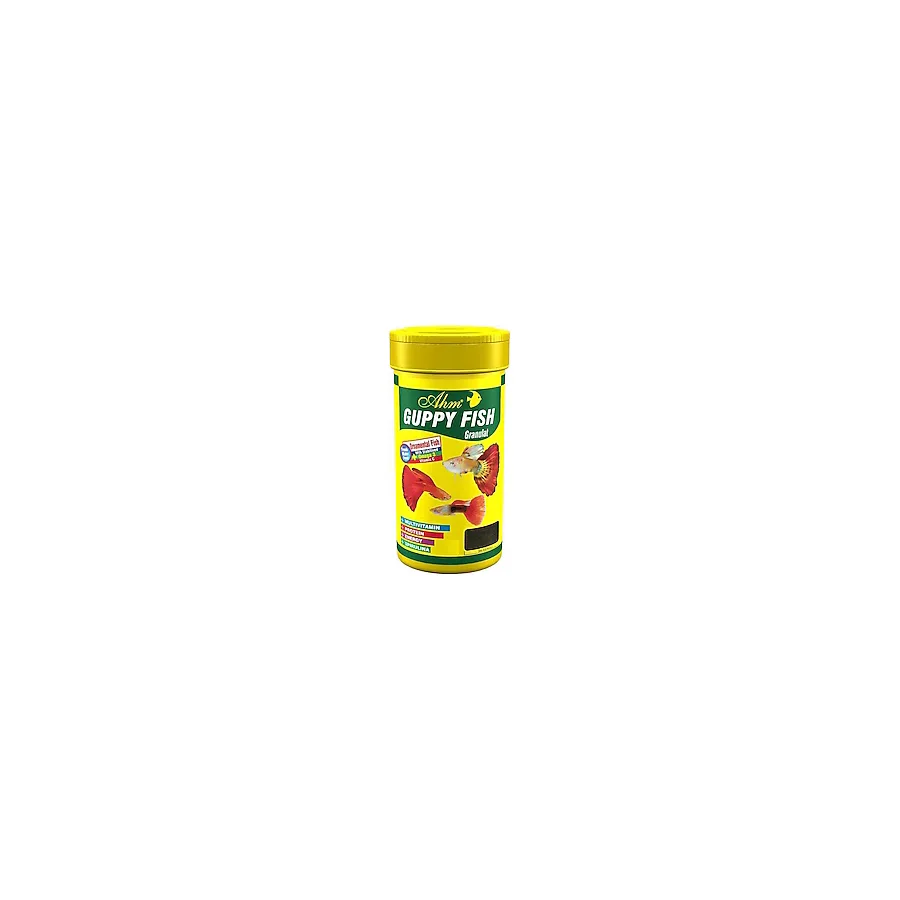 Ahm Guppy Fish Granulat Lepistes 100 ml Balık Yemi