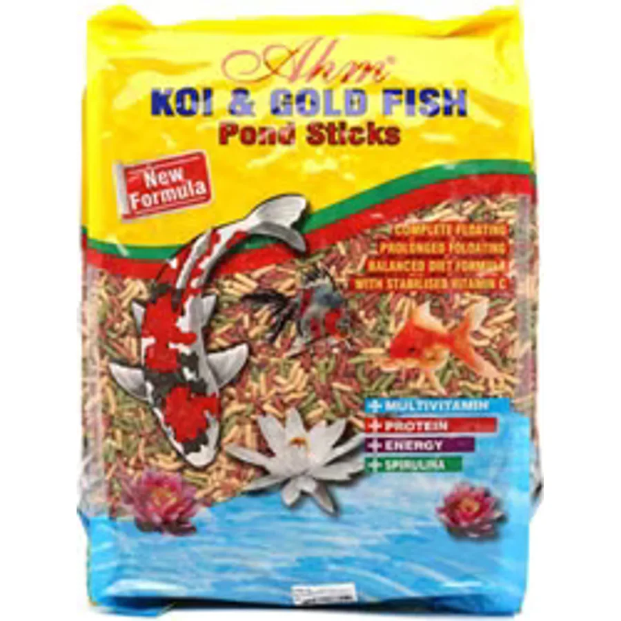Ahm Koi Gold Fish Mix Pond Sticks 1 kg Balık Yemi