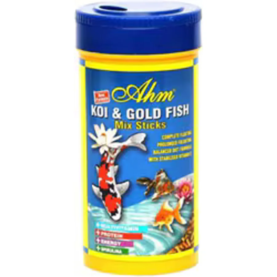 Ahm Koi Goldfish Mix Pond Sticks 1000 ml Balık Yemi