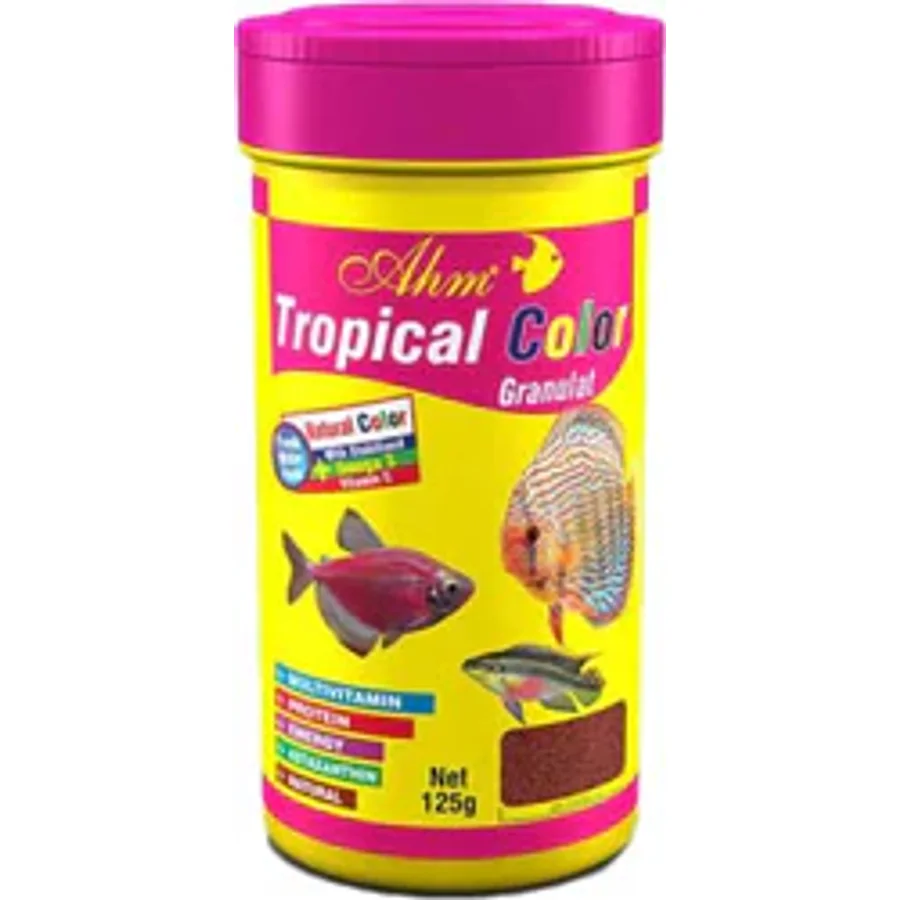 Ahm Tropical Colour Granulat 250 ml Balık Yemi