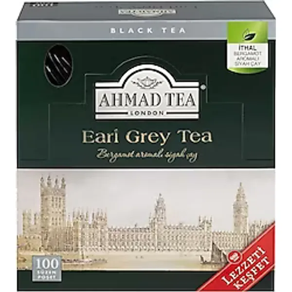 Ahmad Tea Earl Grey 2 gr 100'lü Bardak Poşet Çay