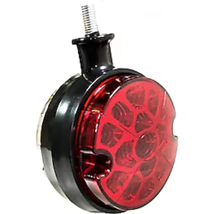 Ahmet Otomotiv 2 Adet 38 Ledli Ayna Altı Küpe Led Lamba Kırmızı-beyaz 12v-24v