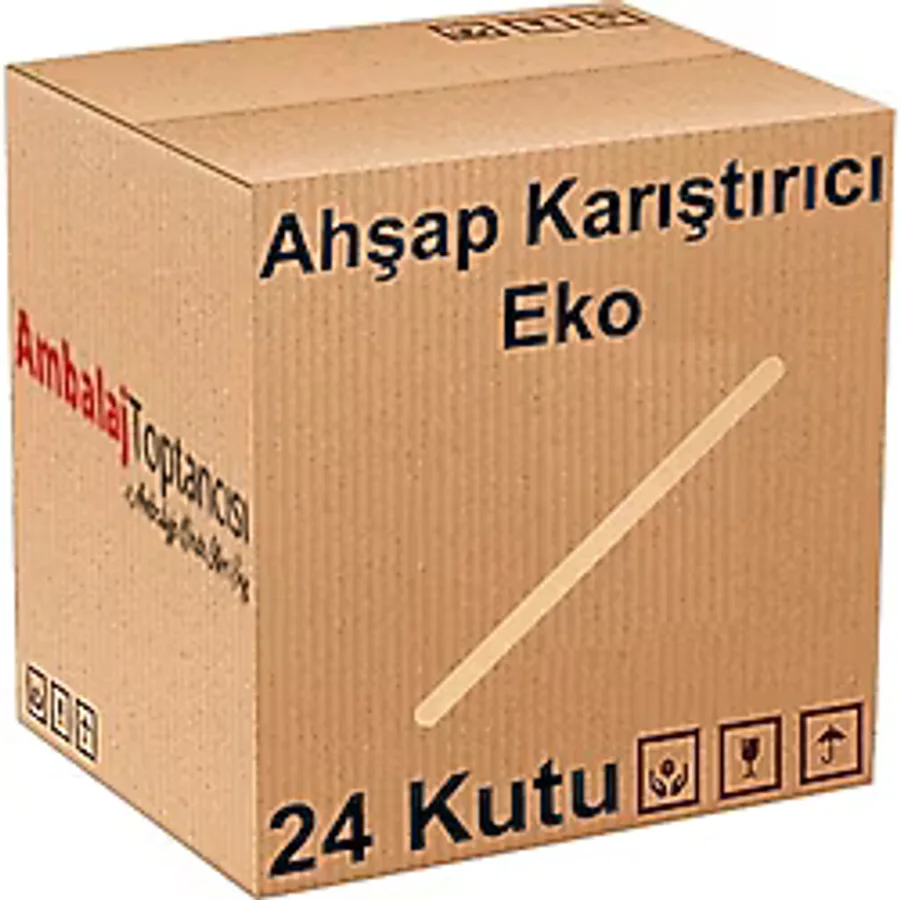 Ahşap Karıştırıcı (eko) - (24 Paket)