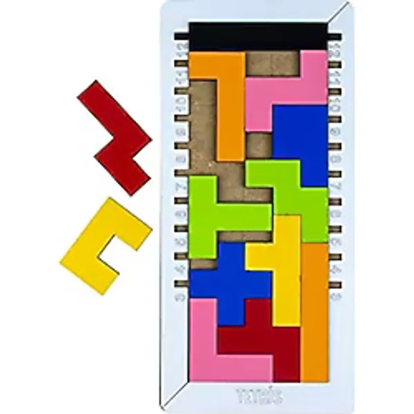 Ahşap Katamino Tetris Zeka Oyunu