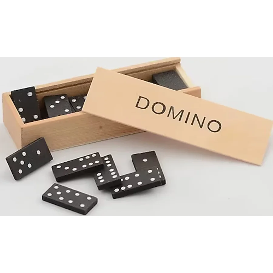 Ahşap Kutulu Domino Alk4019
