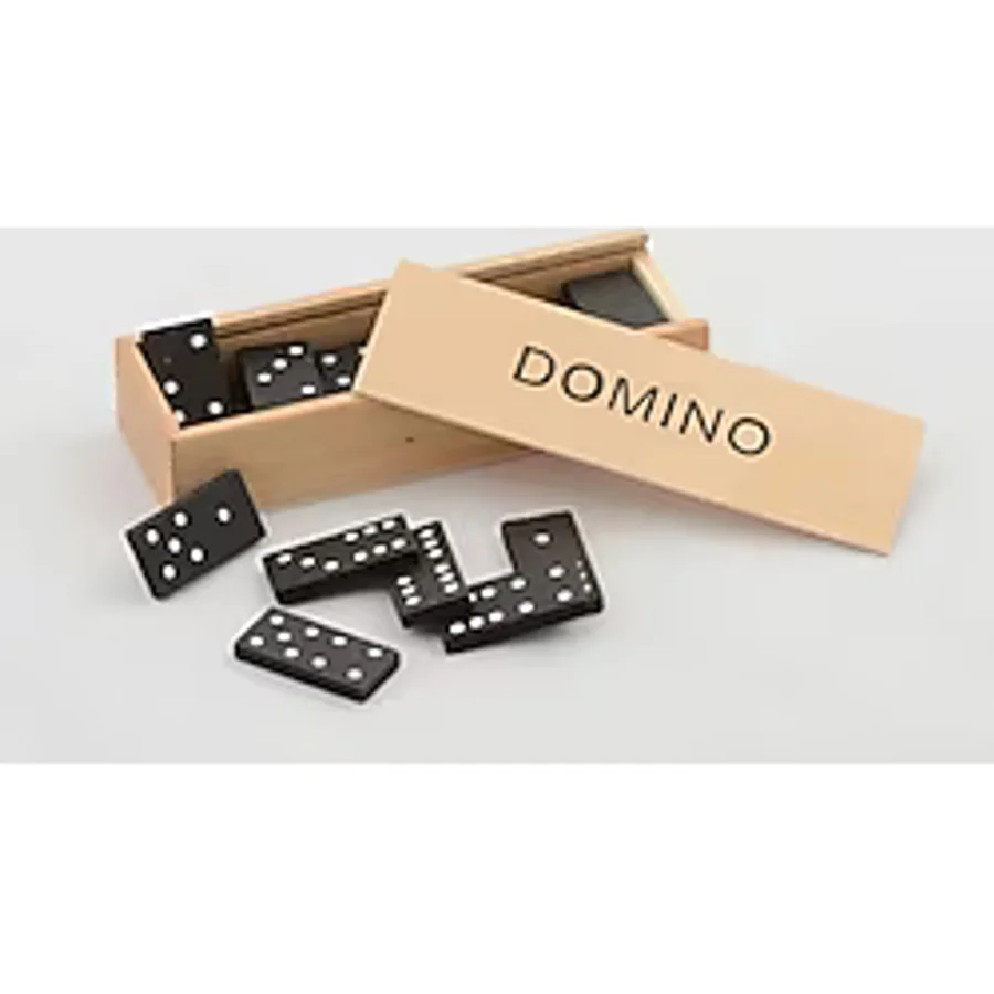 Ahşap Kutulu Domino Oyunu Model 2