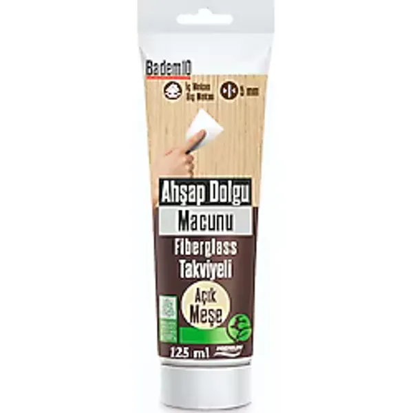 Ahşap Parke Tamir Macunu Açık Meşe Mobilya Masa Dolgu Çatlak Çizik Giderici 125 Ml Kullanım Hazır