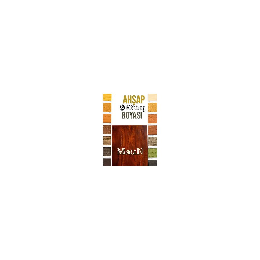 Ahşap Rötuş Boyası - Maun - 25ml , Fırçalı Cam Şişede