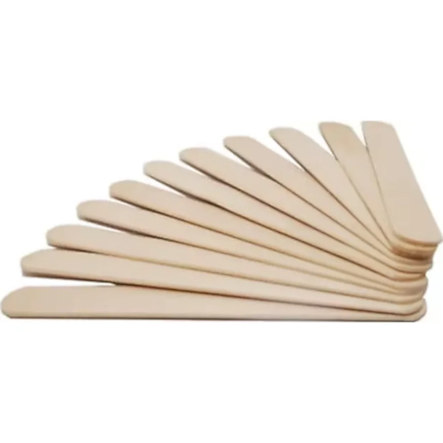 Ahşap Tek Kullanımlık Ağda Spatulası 100 Adet