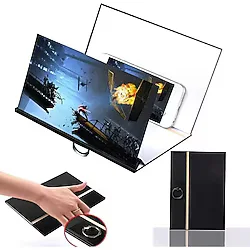 Ahşap Telefon Büyüteci Cep Telefonu Ekran Büyütücü
