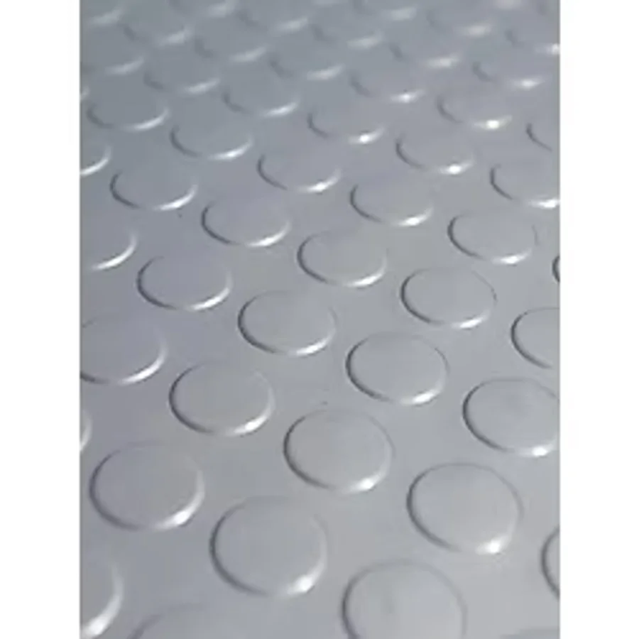Ahsen Export Pvc Paralı Muşamba Zemin Döşemesi, Otomobil Tabanı Gri 100X50 Cm.