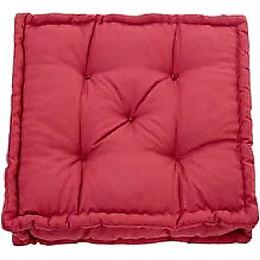 Aida Concept Fransız Yer Minderi 60x60 Puf Bordo