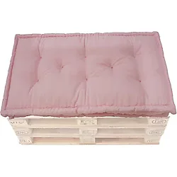 Aida Concept Fransız Yer Minderi Palet Minderi 80x120 Puf Pembe