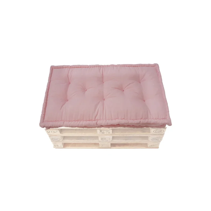 Aida Concept Fransız Yer Minderi Palet Minderi 80x120 Puf Pembe