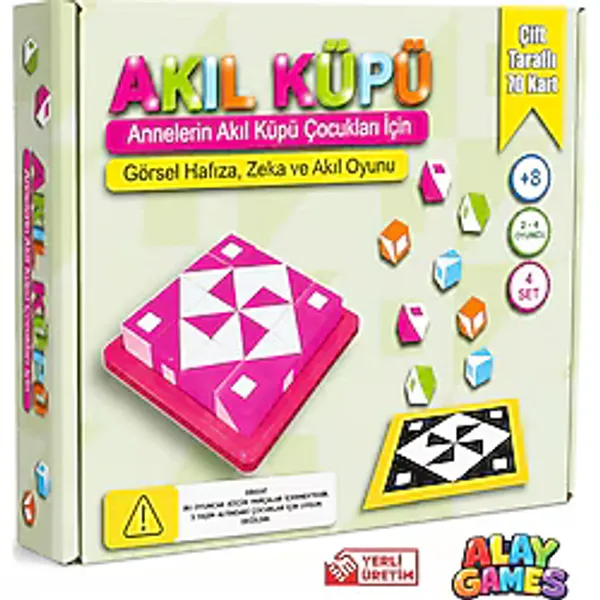 Ak Ticaret Akıl Küpü - Görsel Hafıza, Zeka ve Akıl Küpleri - Q-Bitz