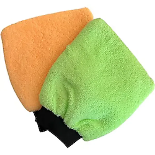 Akalın Professional Cleaning Products Oto Yıkama Eldiveni Süper Emici Çok Amaçlı Araç Temizleme Eldiveni - 09-Yeşil