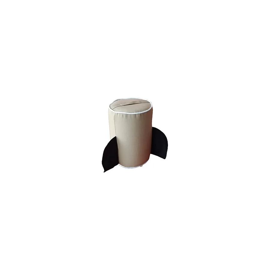 Akat Cosy Roket Kapuçino Minder-Puf - Açık Kahve