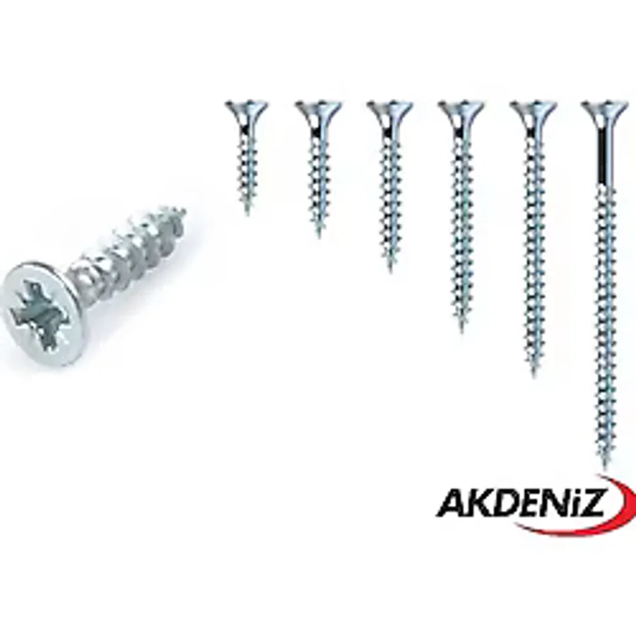 Akdeniz Sunta Vidası 3.5X35 Çinko 1000 adet