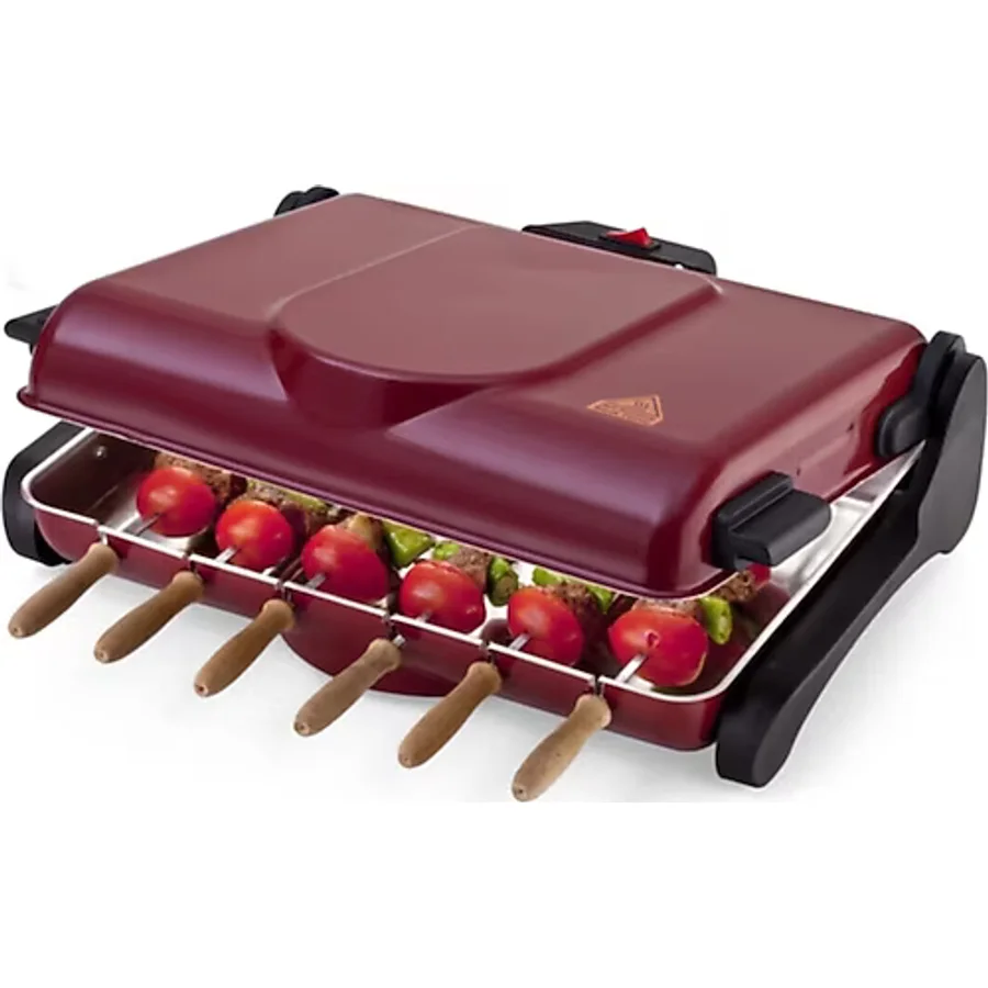 Akel AB670 Şişli Ocakbaşı 1200 W Kapaklı Izgara