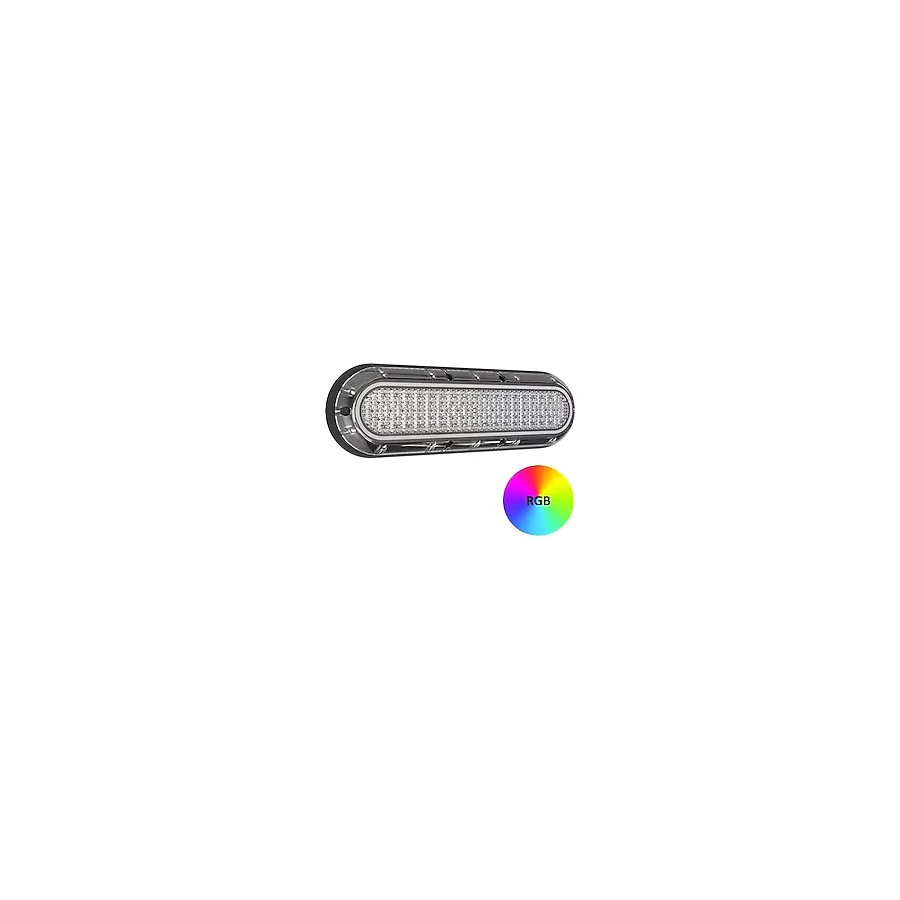 Aker Sıva Üstü Havuz ve Havuz Basamak Aydınlatması 2 Kablolu Rgb Işık 277MM
