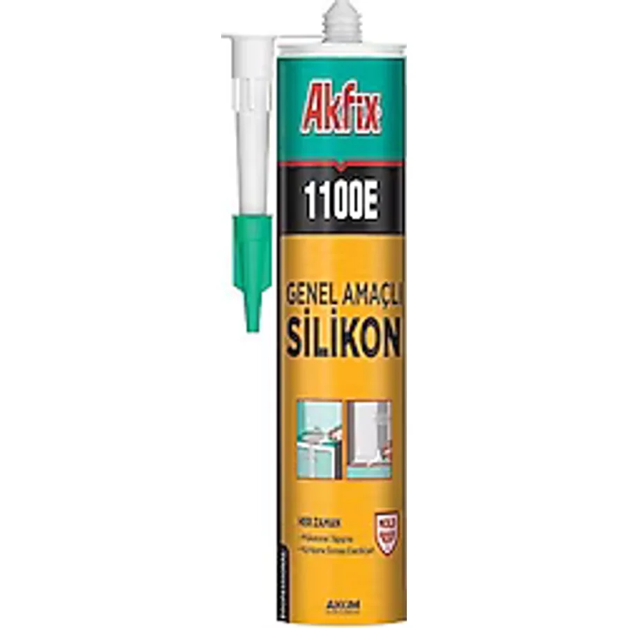 Akfix 1100E 280 gr Genel Amaçlı Silikon