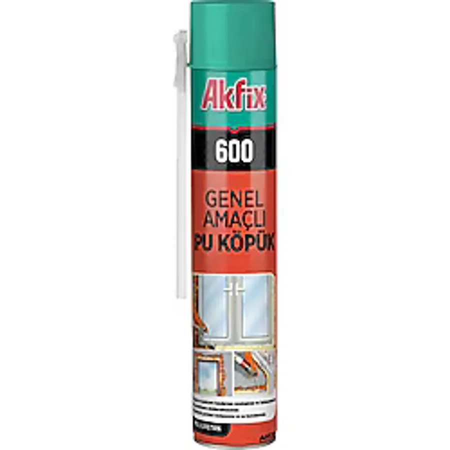 Akfix 600 Genel Amaçlı Köpük 600GR - Açık Sarı