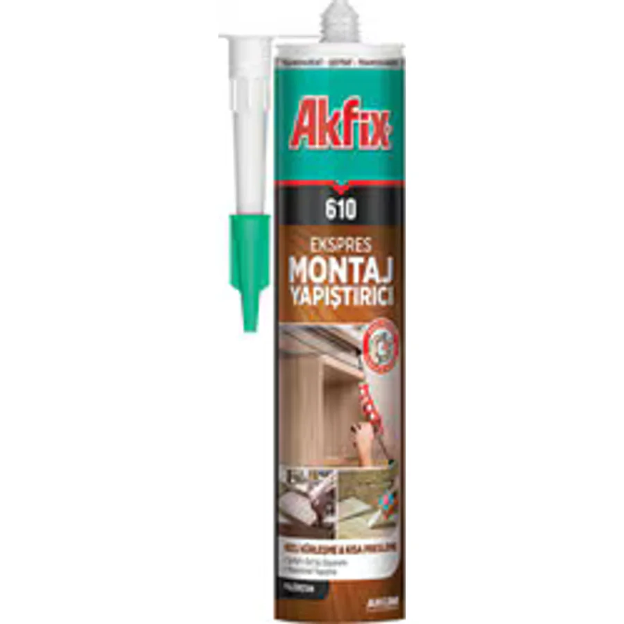 Akfix 610 Poliüretan 310 ml Sıvı Çivi Montaj Yapıştırıcı