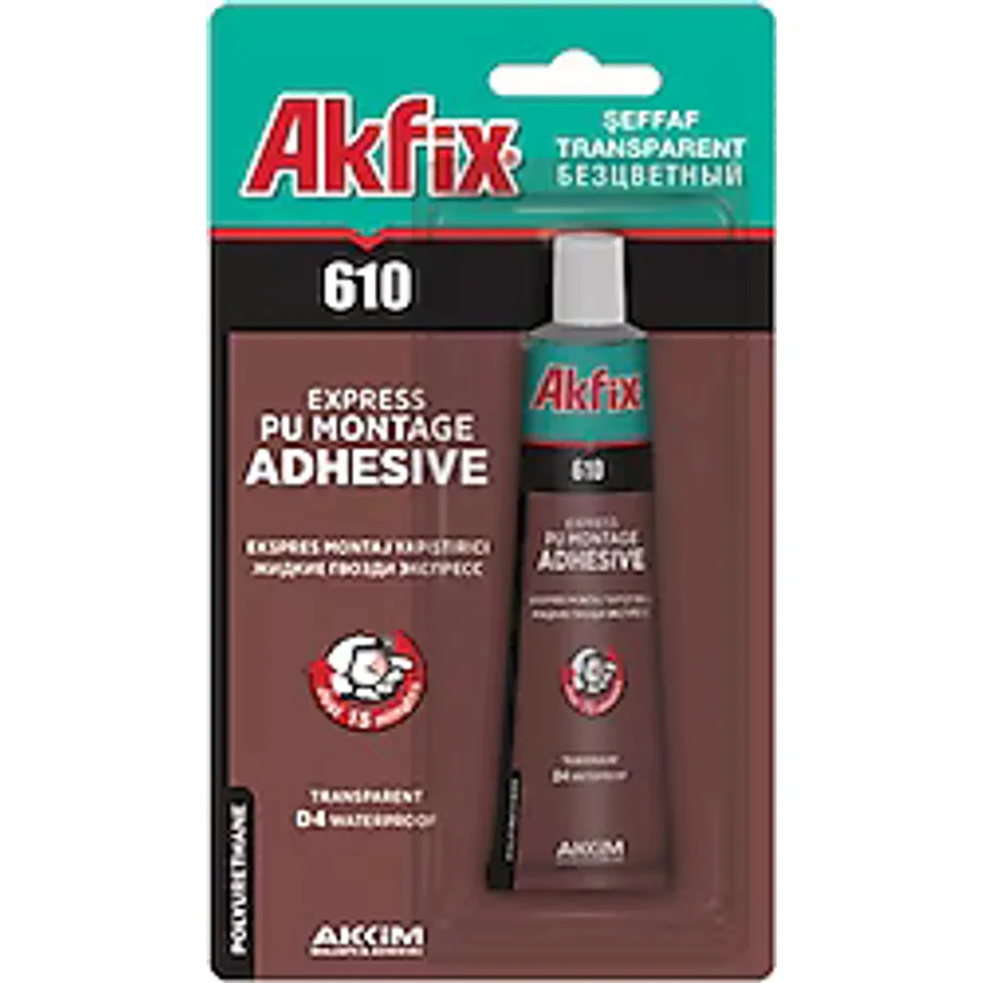 Akfix 610 Poliüretan 50 ml Sıvı Çivi Montaj Yapıştırıcı