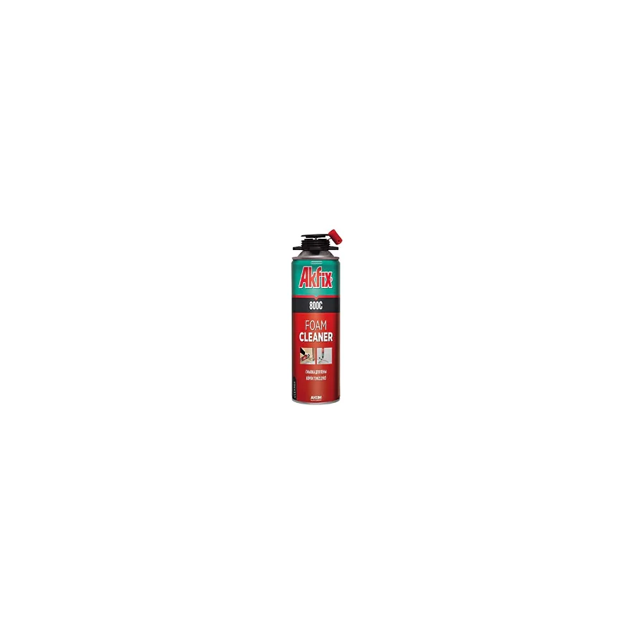 Akfix 800C 500 ml Poliüretan Köpük Temizleyici Sprey