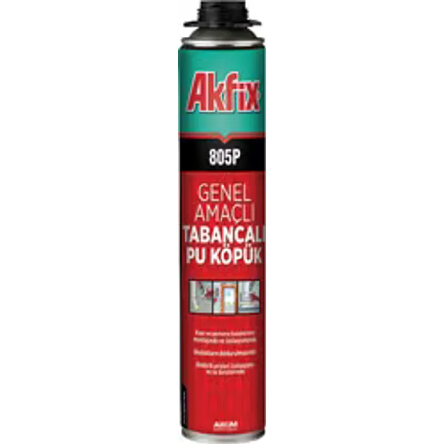 Akfix 805P 750 ml Genel Amaçlı Tabancalı Poliüretan Köpük