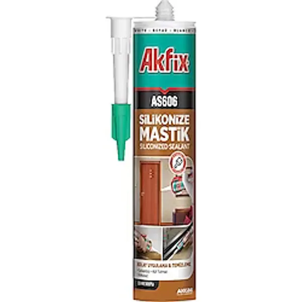 Akfix AS606 500 gr Silikonize Mastik