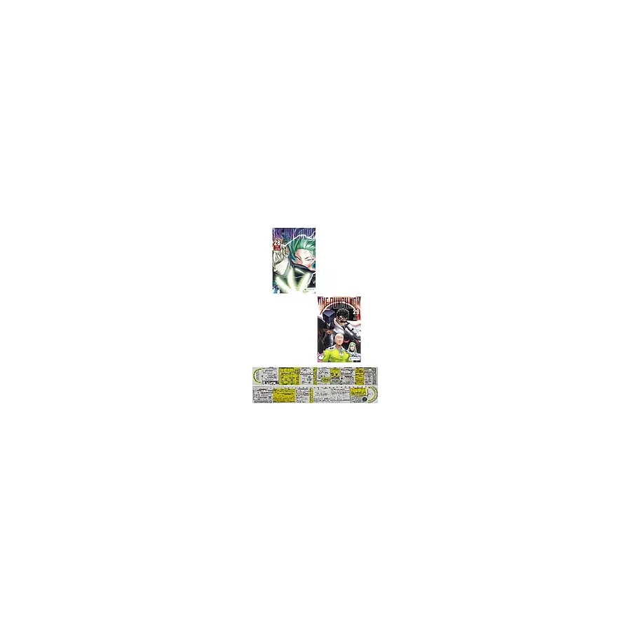 Akılçelen Kitaplar One-Punch Man 28-29. Ciltler Manga Seti + Özel Cetvel