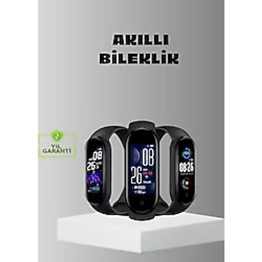 Akıllı Bileklik Adım Sayarlı Kalori Takipli Bildirim Uyumlu IP67