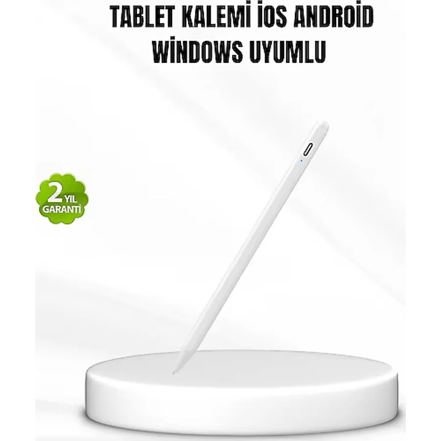 Akıllı Dokunmatik Kalem Type-c Şarjlı, Manyetik, Apple Pencil Alternatifi Stylus Pen