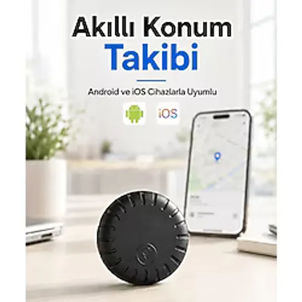 Akıllı Gps Takip Cihazı Android Ve İos Uyumlu 2 Yıl Pil Ömürlü Mini Konum Bulucu