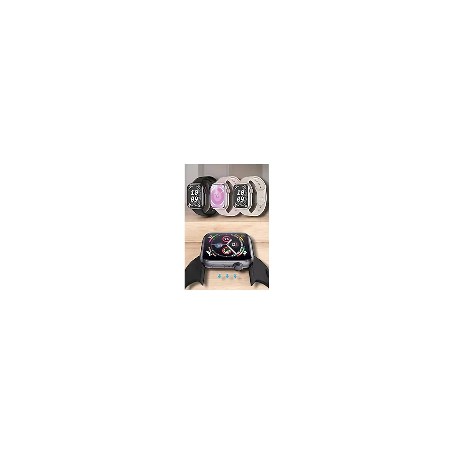 Akıllı Saat Adım Sayar, Kalp Atışı Izleme Dokunmatik Bluetooth Bağlantılı KAYALI27-Y74YIU- - 35 - 48 mm - 1 - 01P-Pembe