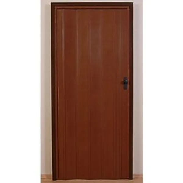 Akordeon Kapı, Ceviz Ahşap Desenli, 72x215cm