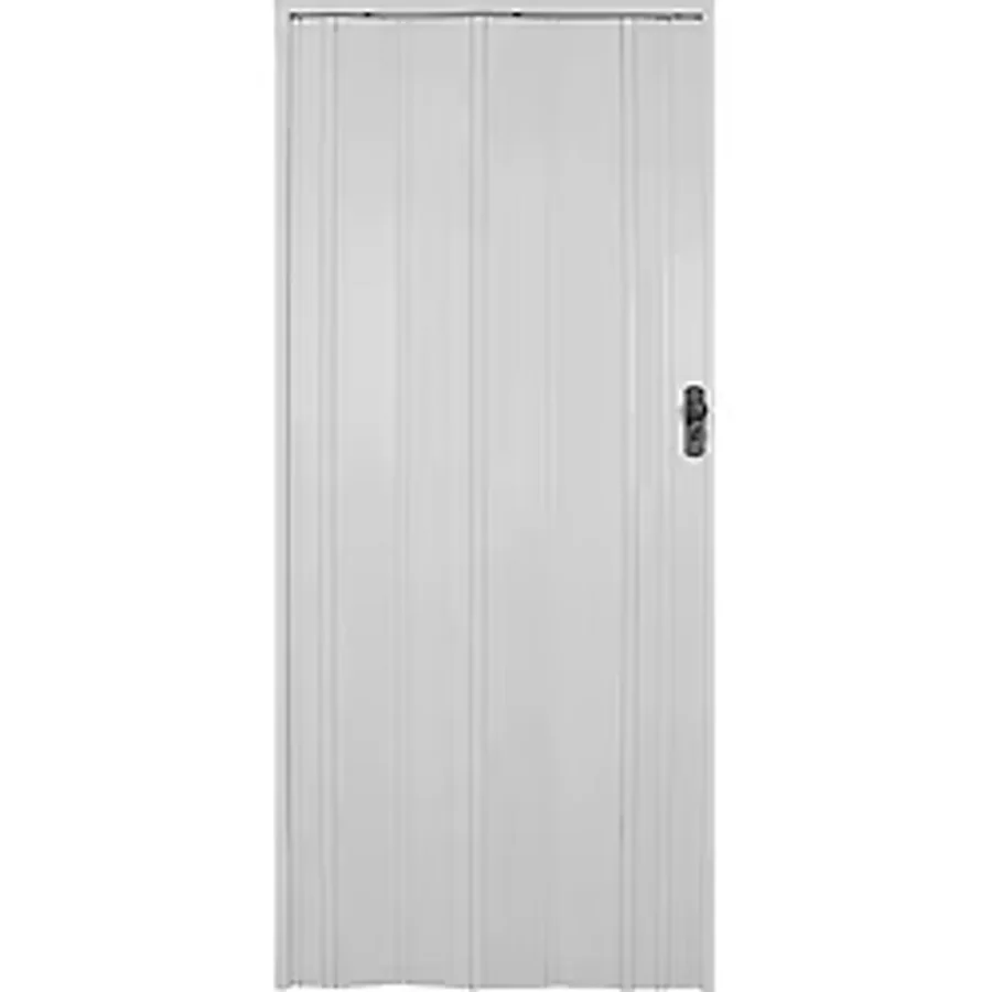 Akordiyon katlanır Kapı 12 mm, Beyaz, Camsız En 87 cm x Boy 185 cm