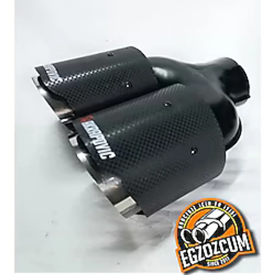 Akrapovıç Içi Krom 90 Mm, Eşit Kesik Egzoz Ucu Eksoz
