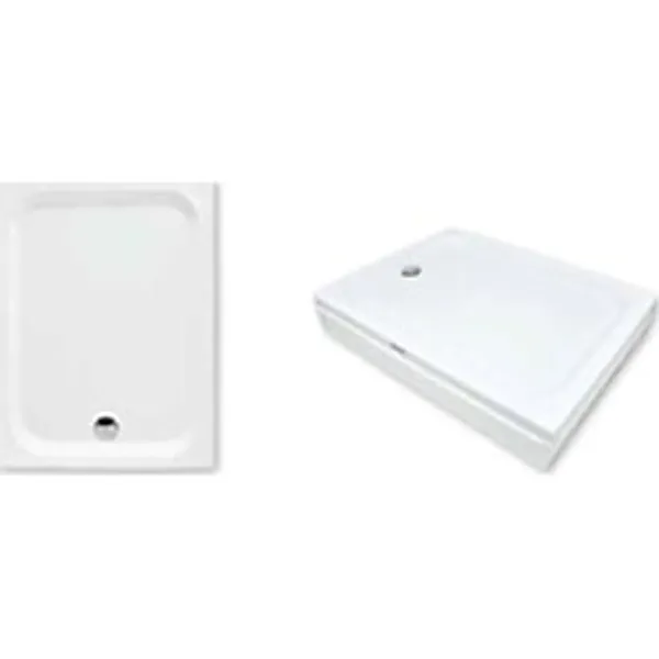 Akrilik Monoblok Duş Tekneleri 100x130x14(h) Dikdörtgen