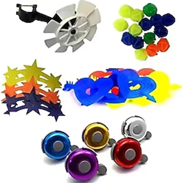 Aksu Renkli Bisiklet Süsleri, 5 Parçalı Dekoratif Set, Zil, Rüzgar Gülü, Yıldız, Kalp, Boncuk