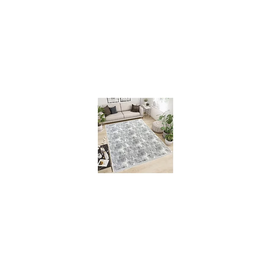 Aktar Tekstil Modern Pamuklu Halı Örtüsü Savan 6M2 Dokuma 200X300 Lastiksiz